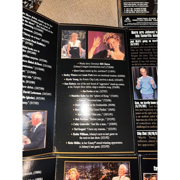 Johnny Carson: His Favorite Moments From the Tonight Show - Set 4 VHS Tapes - Picture 9 of 10